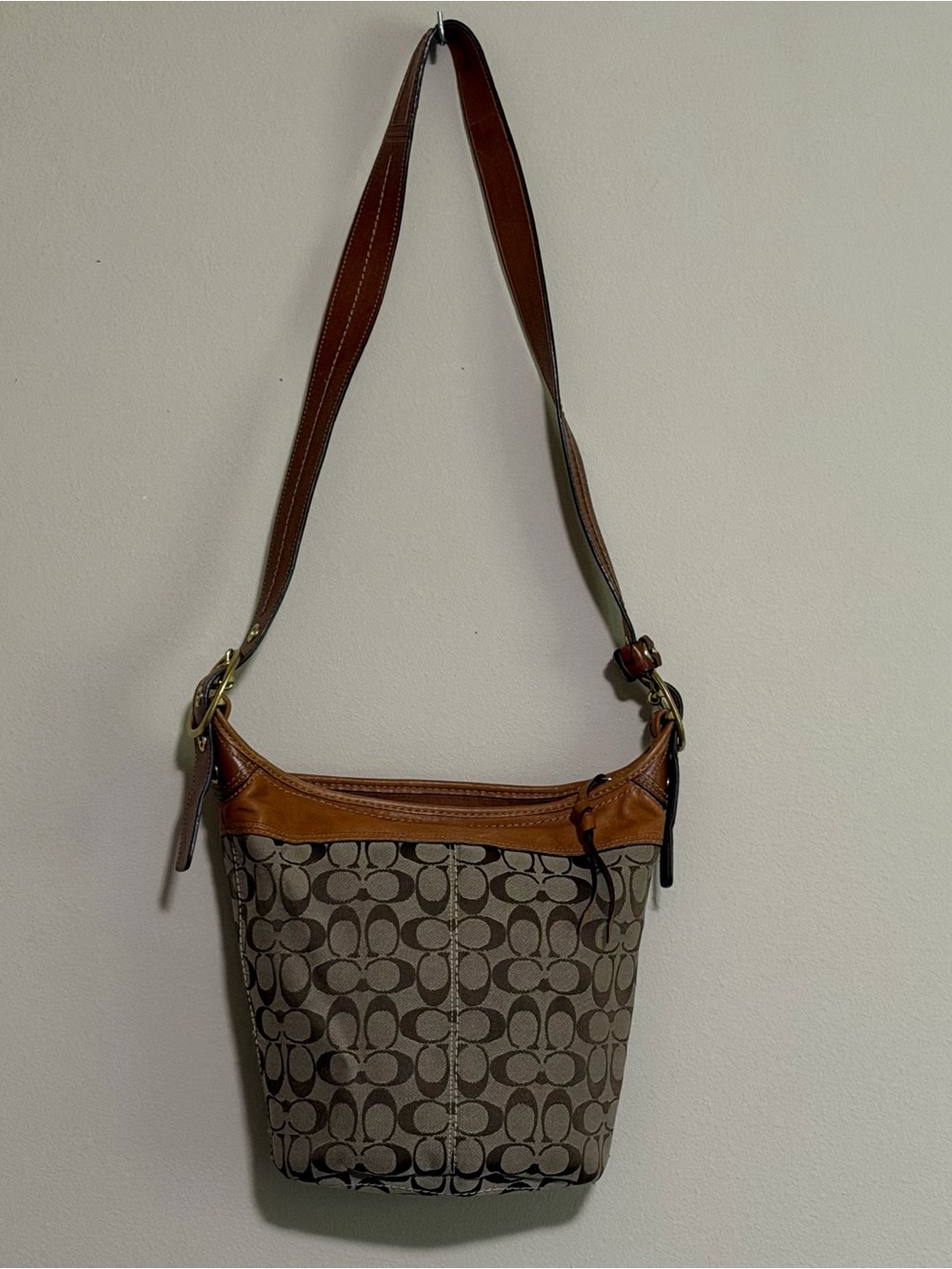 Y2K Coach Bleecker Signature Duffle Bag - Picture 4 of 14